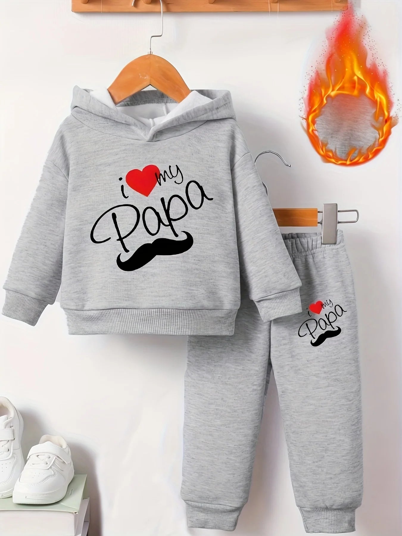 Newborn Baby Boy Fleece Hoodie with Cartoon Design