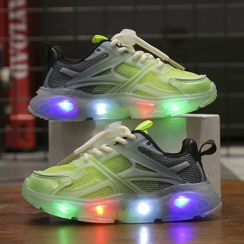 Shoes Boys Lighted Sneakers LED Sexy - GuGuTon baby store - Baby Fashion - Toddlers Outfits - Babies Outfits - Toddler Clothes - Kids Clothing - Newborn Clothes - Newborn Wear - Kids Wear - Trending Clothes - Trending Outfits - Fall Fashion - Winter Fashion - Girls Clothes - Boys Clothes - Babies Wear - Kids Accessories - KidsWear - Summer Clothes - Summer Fashion - Summer Trend - Falls Sweaters - Tops - Bottom - Jeans - Blouse - Dresses - Newborn Dresses - Toys