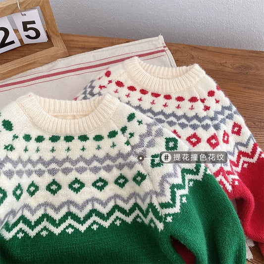 Wilson Children's Jacquard Knitted Sweater