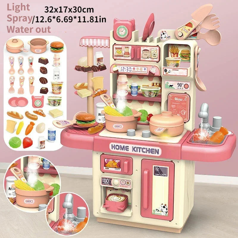 Large Children Simulation Kitchen Toy Lampligh Sound Effect - GuGuTon baby store - Baby Fashion - Toddlers Outfits - Babies Outfits - Toddler Clothes - Kids Clothing - Newborn Clothes - Newborn Wear - Kids Wear - Trending Clothes - Trending Outfits - Fall Fashion - Winter Fashion - Girls Clothes - Boys Clothes - Babies Wear - Kids Accessories - KidsWear - Summer Clothes - Summer Fashion - Summer Trend - Falls Sweaters - Tops - Bottom - Jeans - Blouse - Dresses - Newborn Dresses - Toys