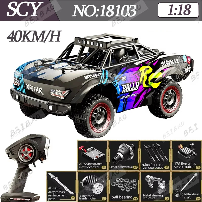 JJRC Q130 Q130-C 70KM/H 4WD RC Car with Light Brushless Motor Remote Control Car High Speed Drift Monster Truck Adults Kids Toys