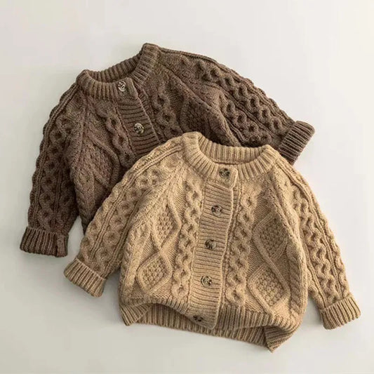 Roque Spring Autumn Knitted Twists Sweater