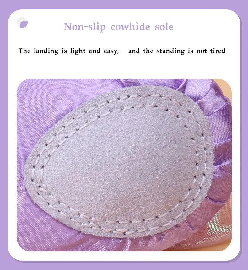 Girls' dance shoes Soft soled exercise shoes Children's ballet baby dance shoes Cute stage show cat PAWS