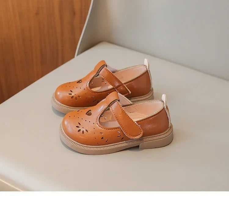 Summer Girls Love Shoes Breathable Suitable for School Footwear Autumn Flats