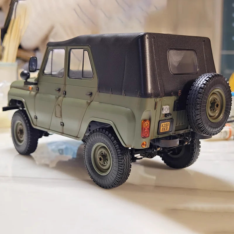 1:12 WPL Green C94 Four-Wheel Drive Climbing Off-Road Vehicle Model Electric Car Remote Control Truck RC Toy Xmas Gift