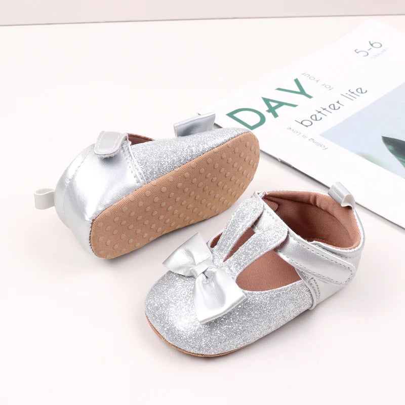 Cute Cartoon Style Baby Girl Shoes Spring and Autumn High Quality Butterfly Bowknot Cotton Sole Comfortable Prewalker BHX4031