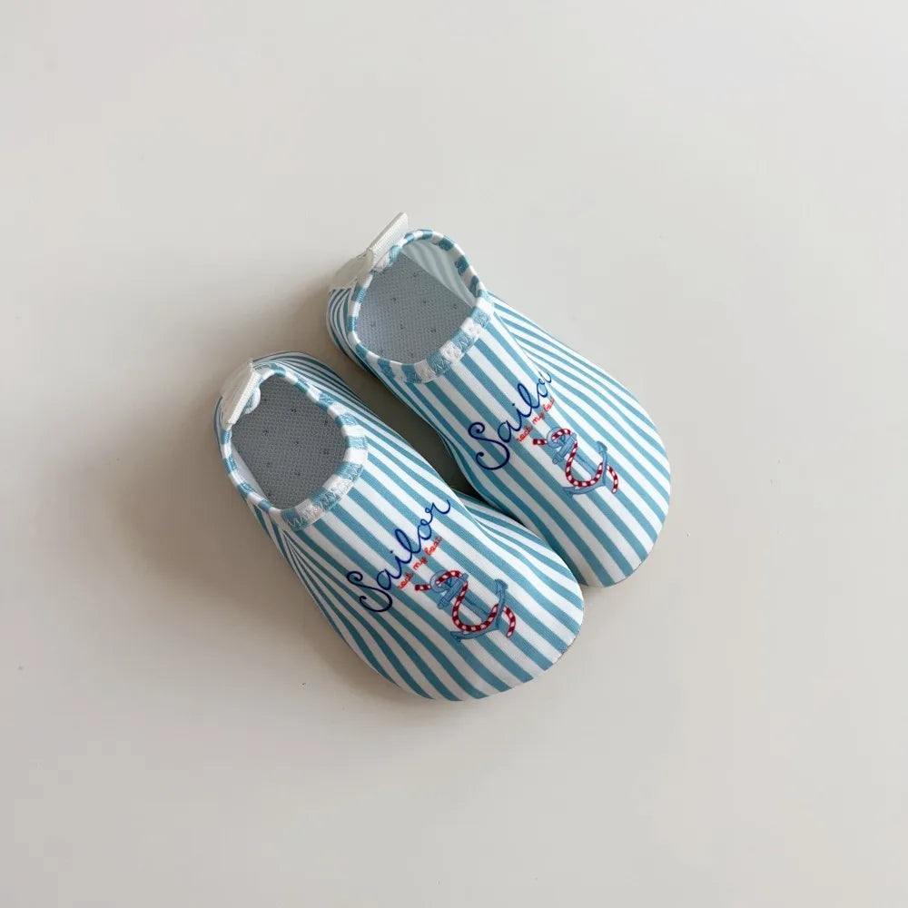 New Baby Boy Girl Beach Shoes KS Children Print Water Sports Sneakers Swimming Aqua Barefoot Shoes Kids Indoor Outdoor Slippers
