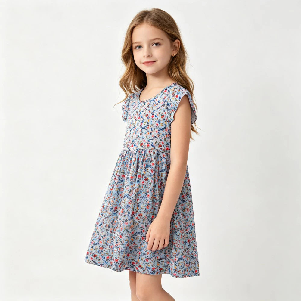 Girls Dresses Toddler Baby 1 to 2 3 4 5 6 7 8 9 10 11 12 13 14 15 16 Years Girl Casual Dress Teenager Korean Cute Children Dress