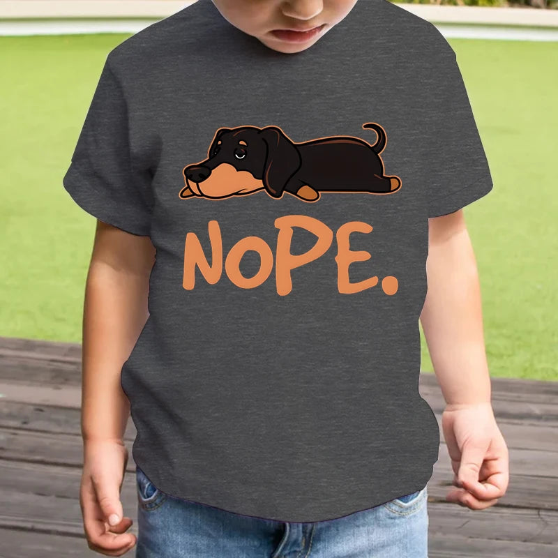 Isabel Graphics Nope Print Sleeve Fashion Trend Tops Girls - GuGuTon baby store - Baby Fashion - Toddlers Outfits - Babies Outfits - Toddler Clothes - Kids Clothing - Newborn Clothes - Newborn Wear - Kids Wear - Trending Clothes - Trending Outfits - Fall Fashion - Winter Fashion - Girls Clothes - Boys Clothes - Babies Wear - Kids Accessories - KidsWear - Summer Clothes - Summer Fashion - Summer Trend - Falls Sweaters - Tops - Bottom - Jeans - Blouse - Dresses - Newborn Dresses - Toys