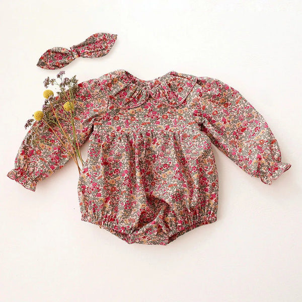 Floral Newborn Romper Set