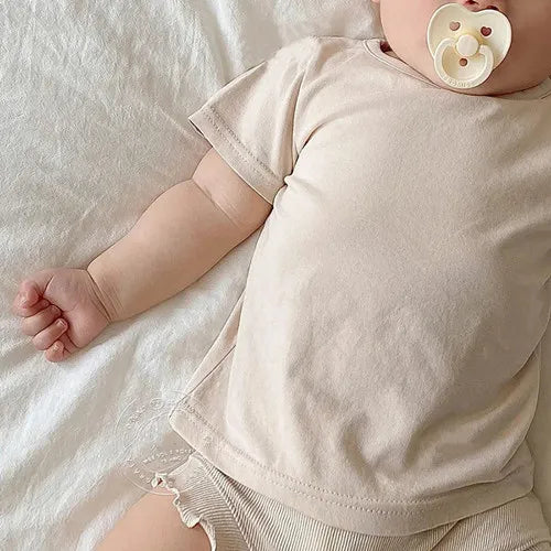 Camilo Newborn Toddler Solid Clothing T Shirt - GuGuTon baby store - Baby Fashion - Toddlers Outfits - Babies Outfits - Toddler Clothes - Kids Clothing - Newborn Clothes - Newborn Wear - Kids Wear - Trending Clothes - Trending Outfits - Fall Fashion - Winter Fashion - Girls Clothes - Boys Clothes - Babies Wear - Kids Accessories - KidsWear - Summer Clothes - Summer Fashion - Summer Trend - Falls Sweaters - Tops - Bottom - Jeans - Blouse - Dresses - Newborn Dresses - Toys