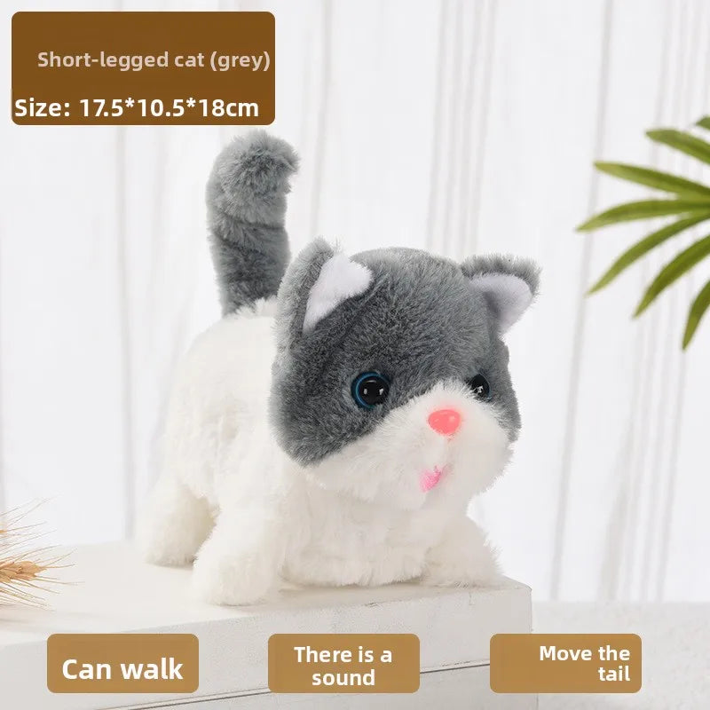 Electric Moving Cat Walking Barking Machine Interactive Simulation Mouse