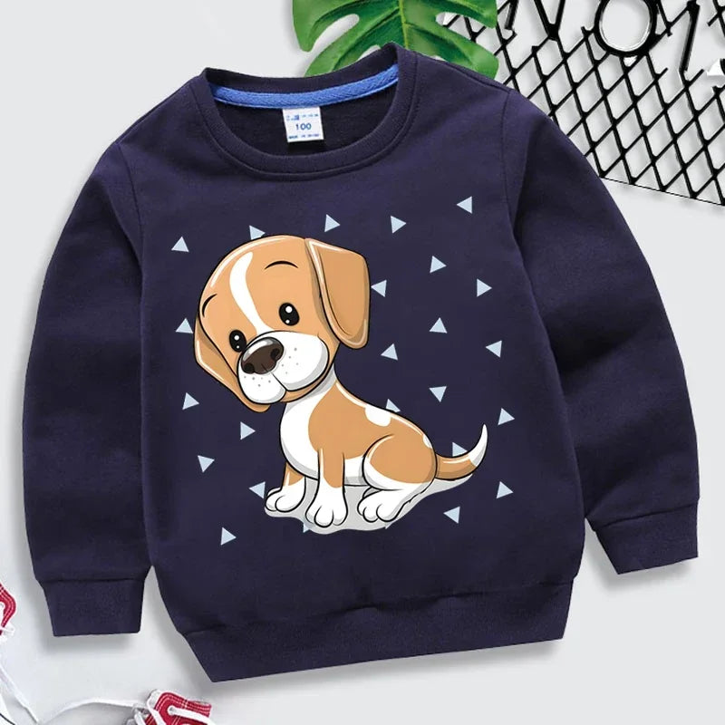 Gerson Animal Pullover Long Sleeve Sweatshirt