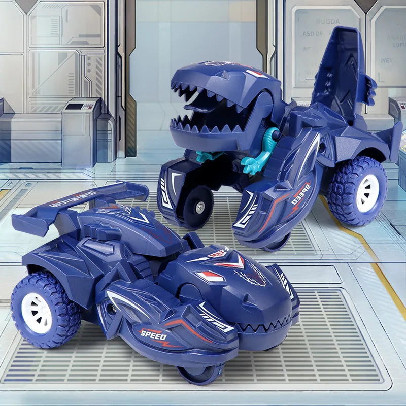 2 IN 1 Dinosaur Deformation Car Model Toy For Boys