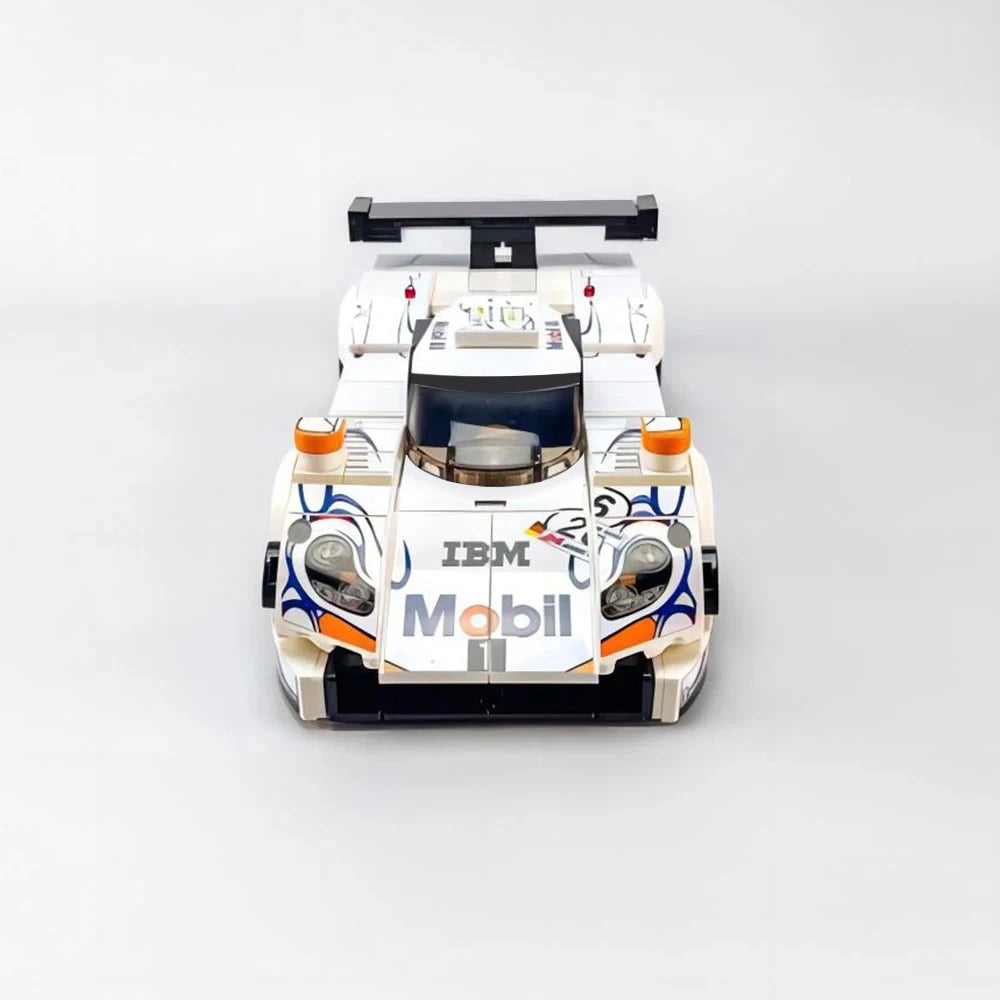 MOC Racing Series Third Generation 98 Model Le Mans 24 Hours Endurance Race DIY Assembly Building Blocks Children's Toy Boy Gift