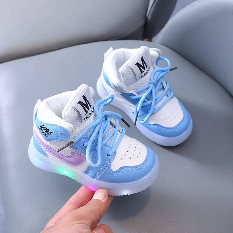 Junior Children Luminous Shoes for Toddlers with LED Lights