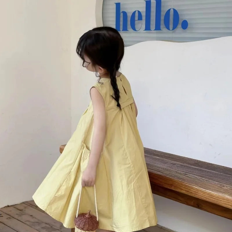 Girls Party Dresses Spring New Childrens Fashionable Long-sleeved Princess Dress Autumn Girl Casual Dresses 2 4 5 7 10 Years Old
