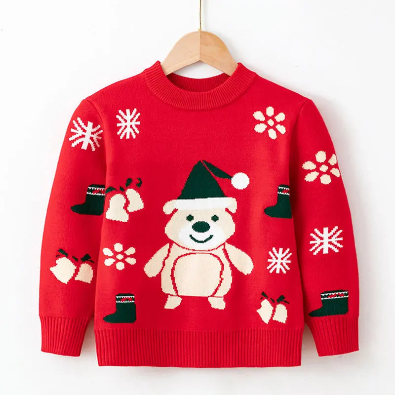 Estevan Christmas Warm Bottom Pullover Sweater