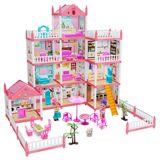 3D Assembly Diy Mini Toy House Accessories Villa Princess Castle