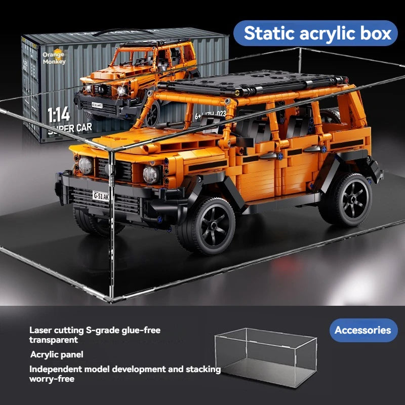 NEW Technical Super Car G Class Off Road Vehicle Building Blocks Creative Desktop Model  Birthday Halloween Christmas gifts Kids