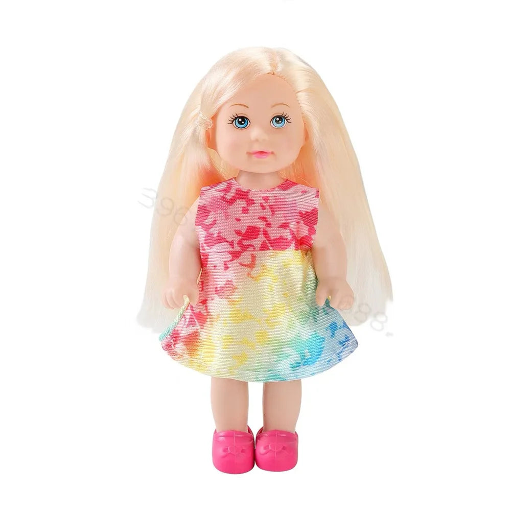 Multi style set with optional mini baby palm dolls, girl player toys, gifts