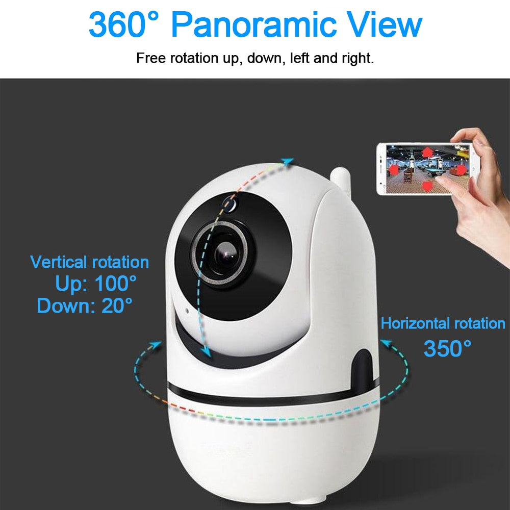 Smart Baby Monitor Mini Surveillance Home Security Wifi IP Camera 1080P - GuGuTon
