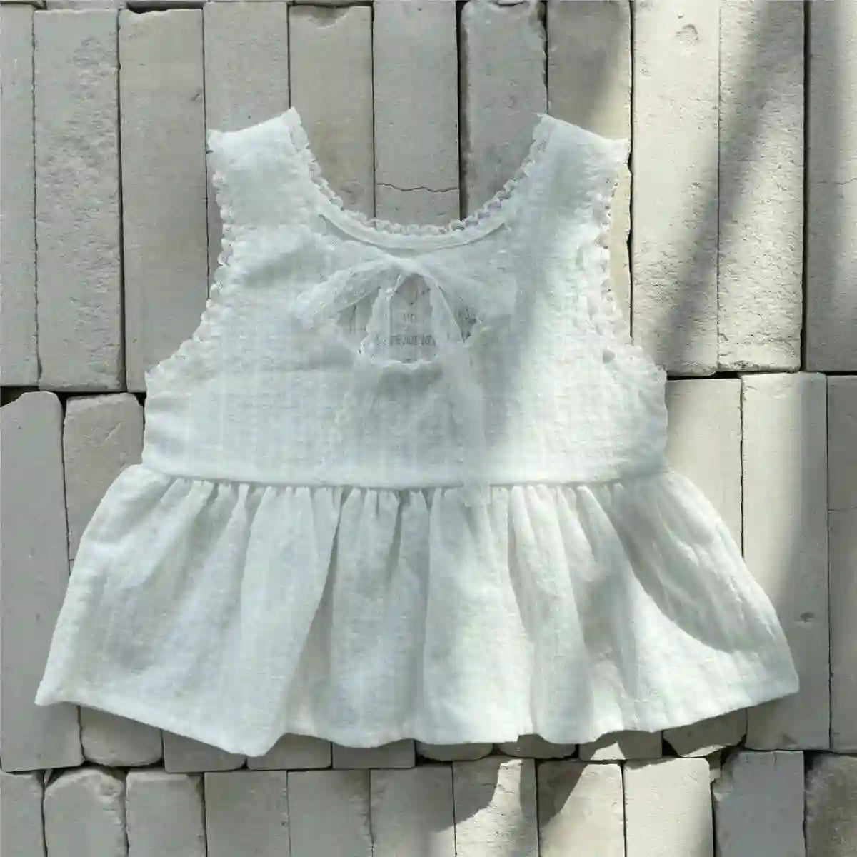 Xiemena Sleeveless Cute Infant Girl Back Cross Tops