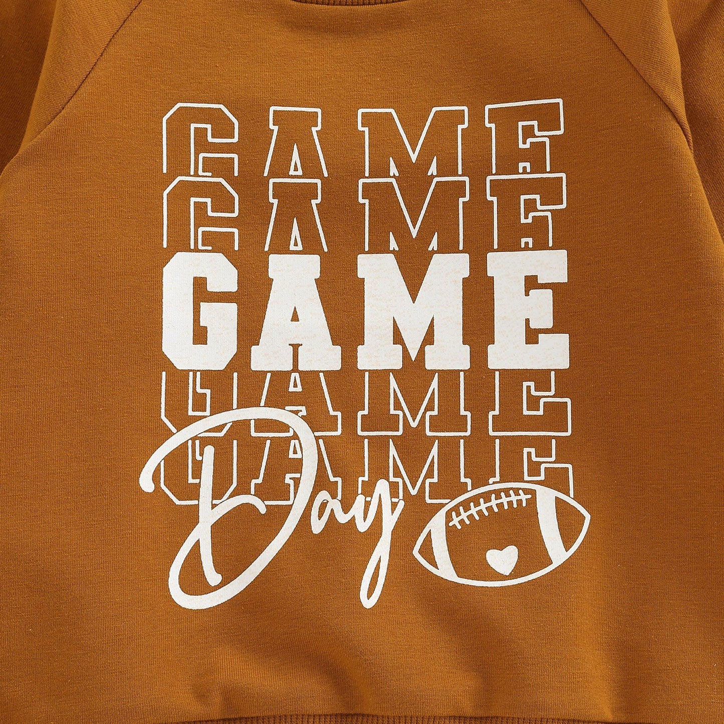 Kenia Girl Casual Pullovers Long Sleeve Game Day Football Hockey Print