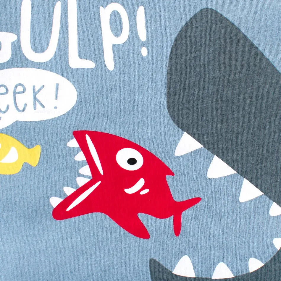 Ismael Crocodile Shark Sleeveless Tees - GuGuTon baby store - Baby Fashion - Toddlers Outfits - Babies Outfits - Toddler Clothes - Kids Clothing - Newborn Clothes - Newborn Wear - Kids Wear - Trending Clothes - Trending Outfits - Fall Fashion - Winter Fashion - Girls Clothes - Boys Clothes - Babies Wear - Kids Accessories - KidsWear - Summer Clothes - Summer Fashion - Summer Trend - Falls Sweaters - Tops - Bottom - Jeans - Blouse - Dresses - Newborn Dresses - Toys