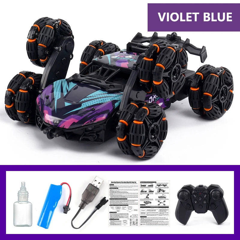 Children's Alloy Remote Control Car Morphing Six-Wheeled RC Off-Road