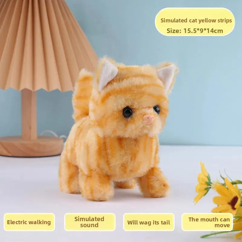 Electric Moving Cat Walking Barking Machine Interactive Simulation Mouse