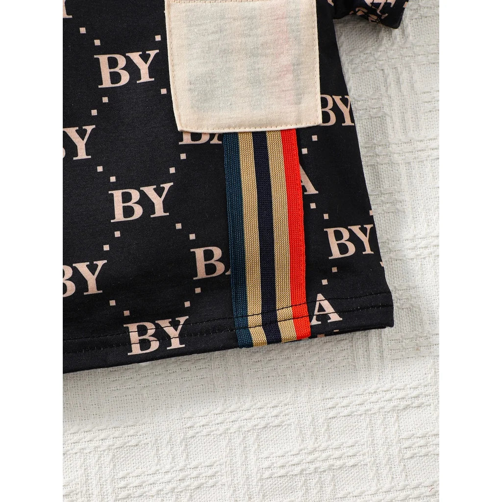 Toddler Boy Short Sleeve Outfit Set - T-shirt & Shorts