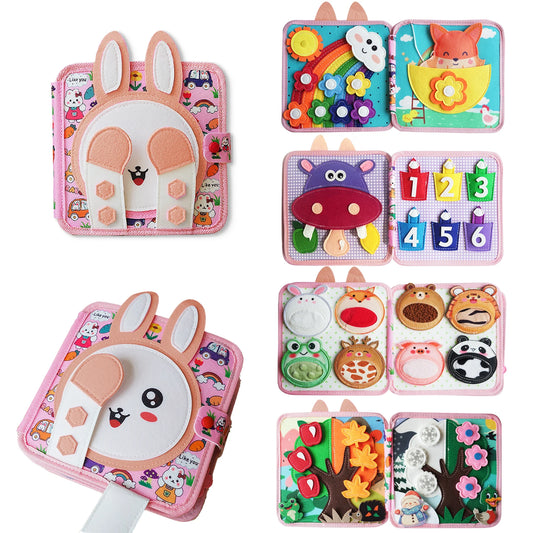 Busy Toddler Montessori Toys, Toddler Travel Toys, Educational Activity Books, Birthday Gifts for Girls