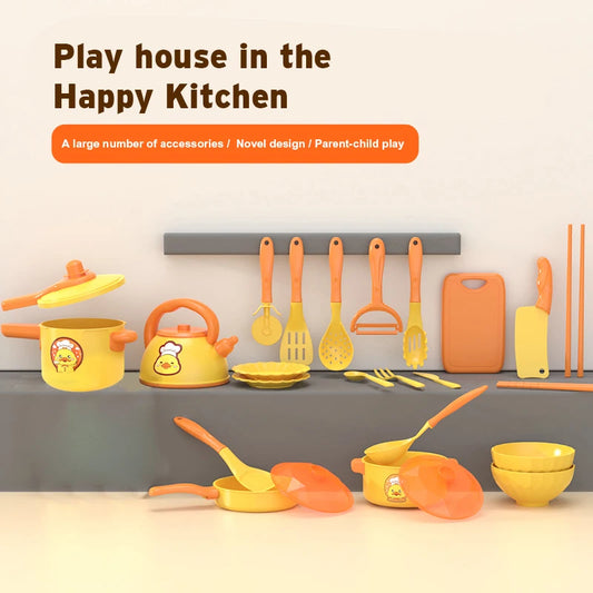 Children's play kitchen girl toy kitchen toy set simulation cooking set stir induction cooker set