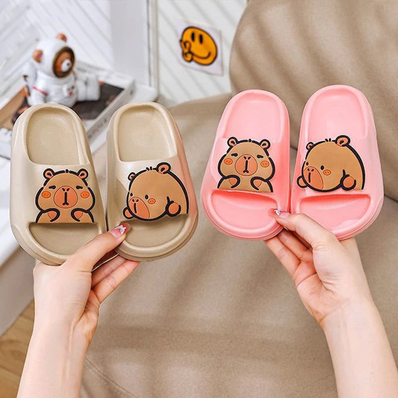 Children Slippers Cute Capybara Home Slippers