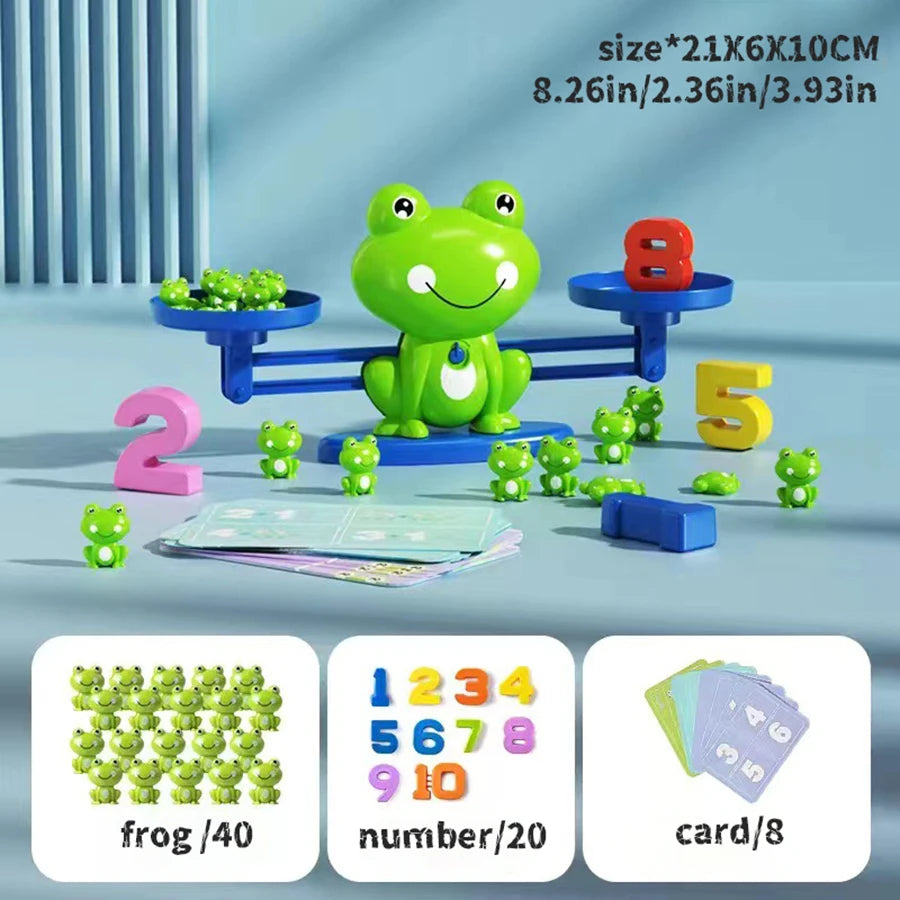 Mathematical Intelligence Math Toys Funny Frog Scale Children's Early Education Toys