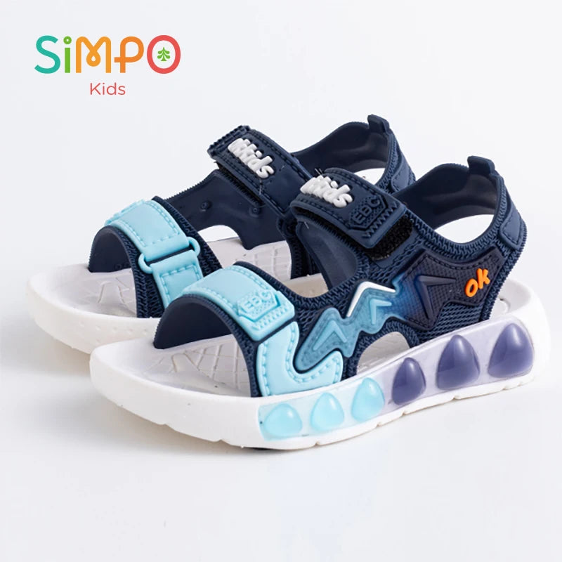 Children' Fashion Sport Sandals Geometric Patterns Breathable Shoes