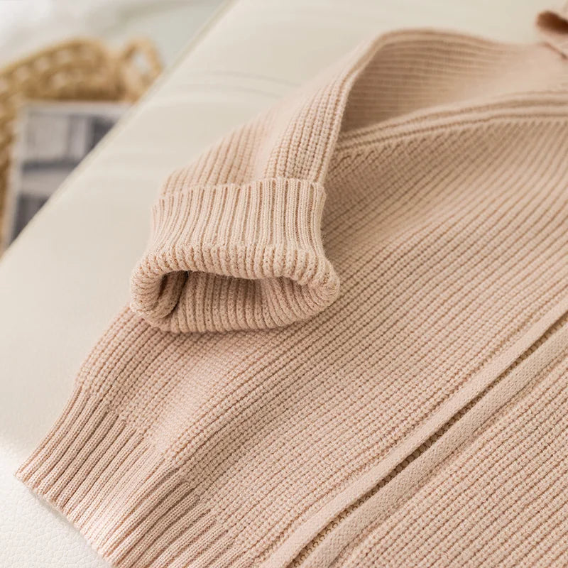 Orlando Plain Zipper Knit Sweater - GuGuTon baby store - Baby Fashion - Toddlers Outfits - Babies Outfits - Toddler Clothes - Kids Clothing - Newborn Clothes - Newborn Wear - Kids Wear - Trending Clothes - Trending Outfits - Fall Fashion - Winter Fashion - Girls Clothes - Boys Clothes - Babies Wear - Kids Accessories - KidsWear - Summer Clothes - Summer Fashion - Summer Trend - Falls Sweaters - Tops - Bottom - Jeans - Blouse - Dresses - Newborn Dresses - Toys