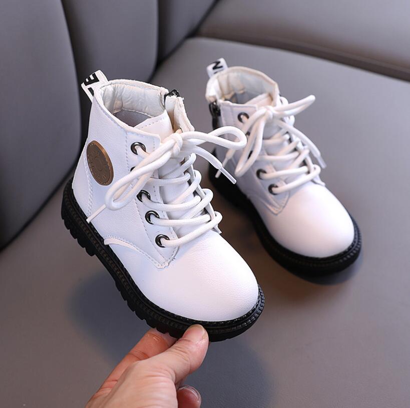 Winter Leather Children Fashion Toddler Warm Winter Boots Kids Shoes - GuGuTon