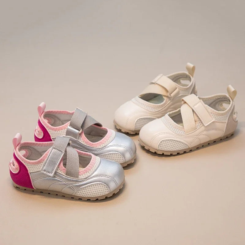 New Spring New Children Casual Shoes for Girls Non-Slip Breathable Casual Toddler Footwear Shoes for Daily Wear Soft Comfortable