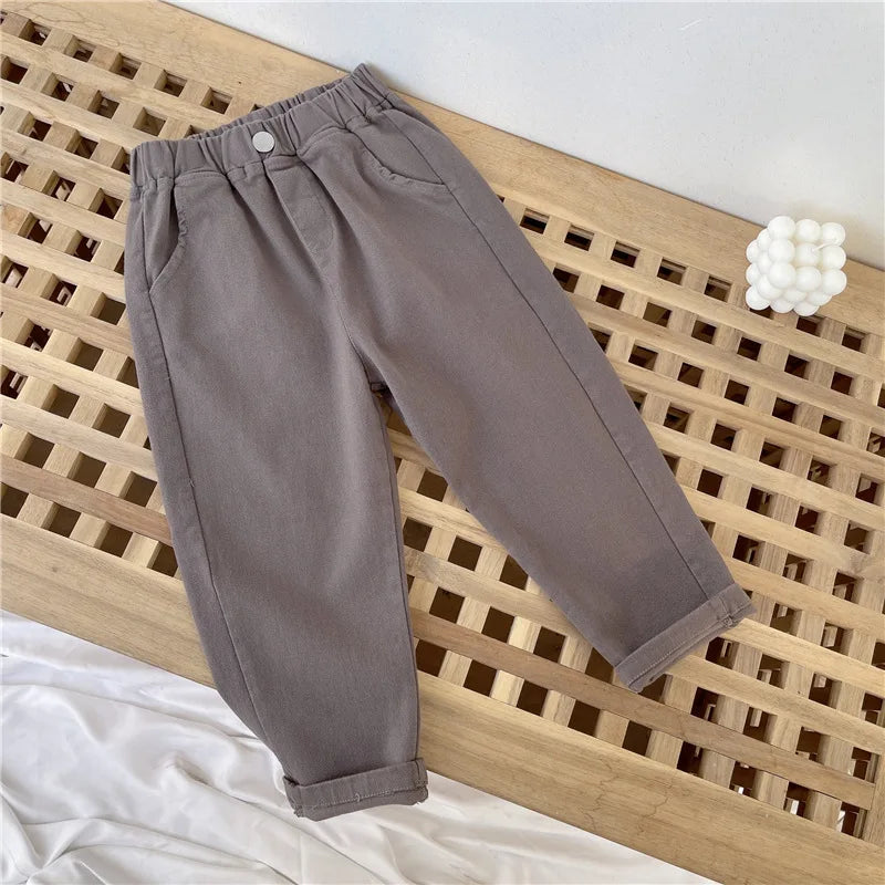 Saúl Autumn Trousers for Kids Fashion Loose Boys Casual - GuGuTon baby store - Baby Fashion - Toddlers Outfits - Babies Outfits - Toddler Clothes - Kids Clothing - Newborn Clothes - Newborn Wear - Kids Wear - Trending Clothes - Trending Outfits - Fall Fashion - Winter Fashion - Girls Clothes - Boys Clothes - Babies Wear - Kids Accessories - KidsWear - Summer Clothes - Summer Fashion - Summer Trend - Falls Sweaters - Tops - Bottom - Jeans - Blouse - Dresses - Newborn Dresses - Toys