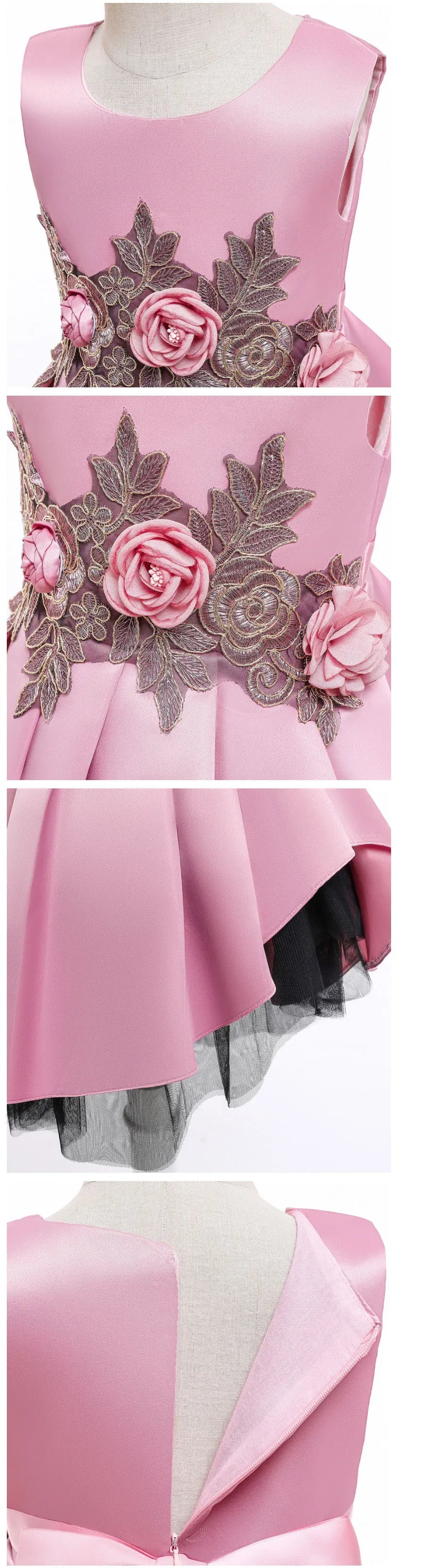 Baby Girl Birthday Dress for Girl 2-10 Year Birthday Dress 2023 New Fashion Cute Princess Baby Dress