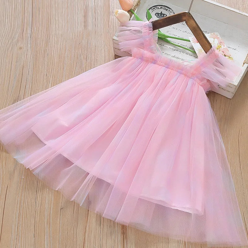 Eva Baby Girls Fly Sleeve Dress for 1 to 5 Years
