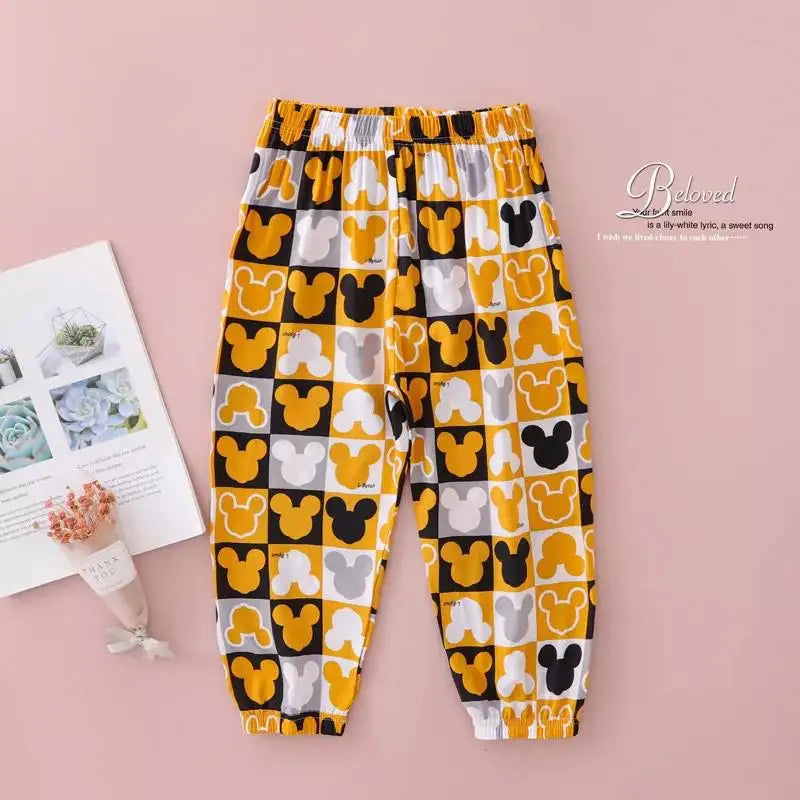 Asier Summer New Disney Cartoon Print Loose Bloomers