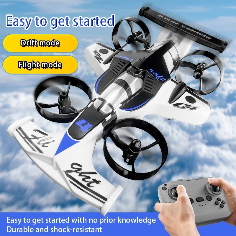 CZ04 2-in-1 Land Air RC Quadcopter Drift Car Toy Remote Control