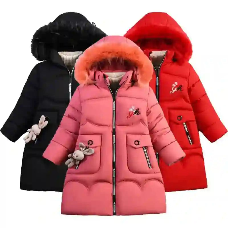 Selena Stylish Winter Hooded Jacket for Girls