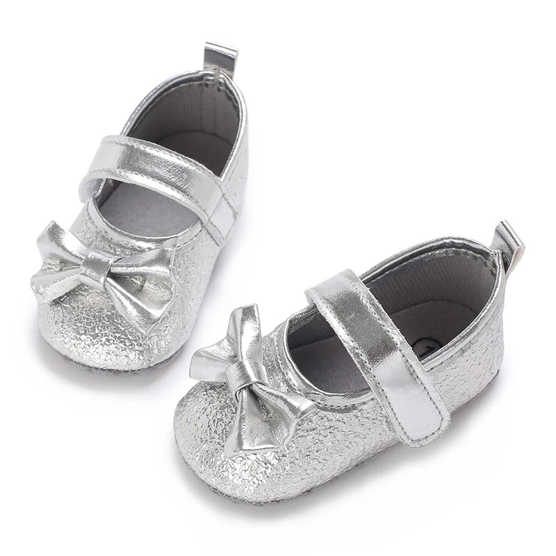 Baby Girls Shoes 0-18 Months First Walkers Soft Sole Spring Autumn Cute Bow Princess Shoes