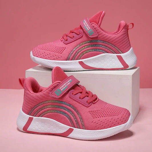 New Design Red Trainers Shoes for Kids Girls Comfortable Platform Girl