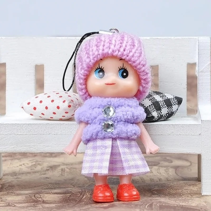 New 5 Pcs Kids Toys Soft Baby Dolls Toy Mini Doll For Girls Random Colors Wholesale