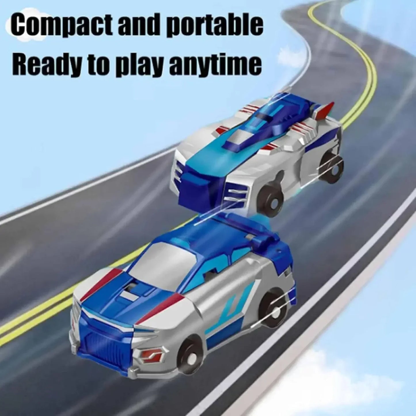 Car God Quick Transformation Toy Dinosaur Flying  Pegasus Unicorn